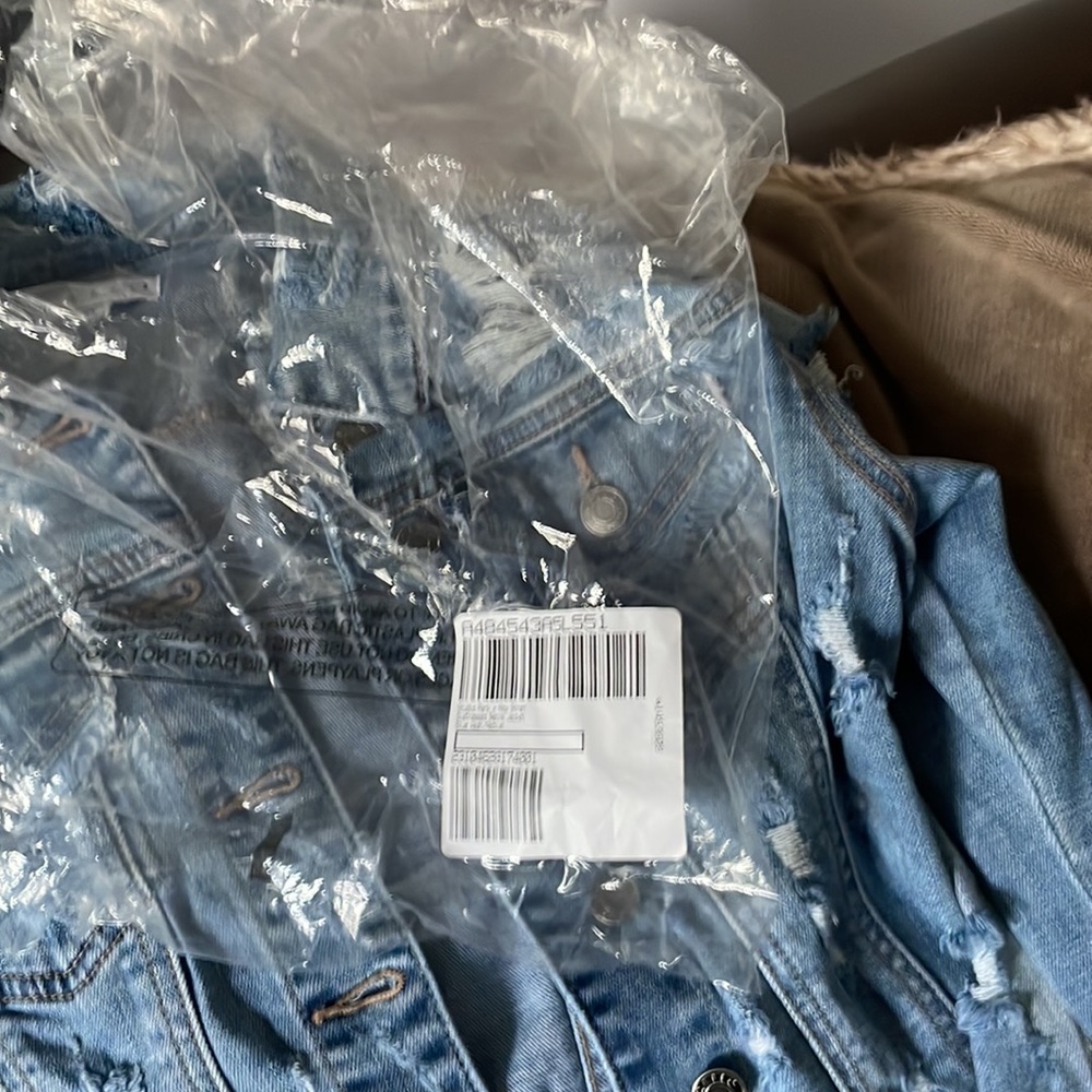 Brand new jean jacket! Super cute! - Picture 2 of 5